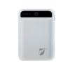 POWER BANK 6000 mAh 2.1A/USB/INCLUYE CABLE TIPO C LIGHTNING Y MICRO USB/LAMPARA LED/CARGA RAPIDA/BLANCO