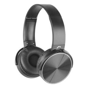 AUD DIADEMA METALICA/BT/MANOS LIBRES/RECAR/CABLE 3.5/NEGRO