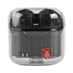 AUD TRUE WIRELESS BT/BASE RECARGABLE TRANSPARENTE/NEGROS