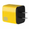 CARGADOLR 1 PTO USB QC3 AMARILLO