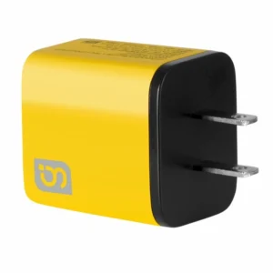 CARGADOLR 1 PTO USB QC3 AMARILLO