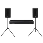Sistema de Audio Integral 2 satélites y tripiés