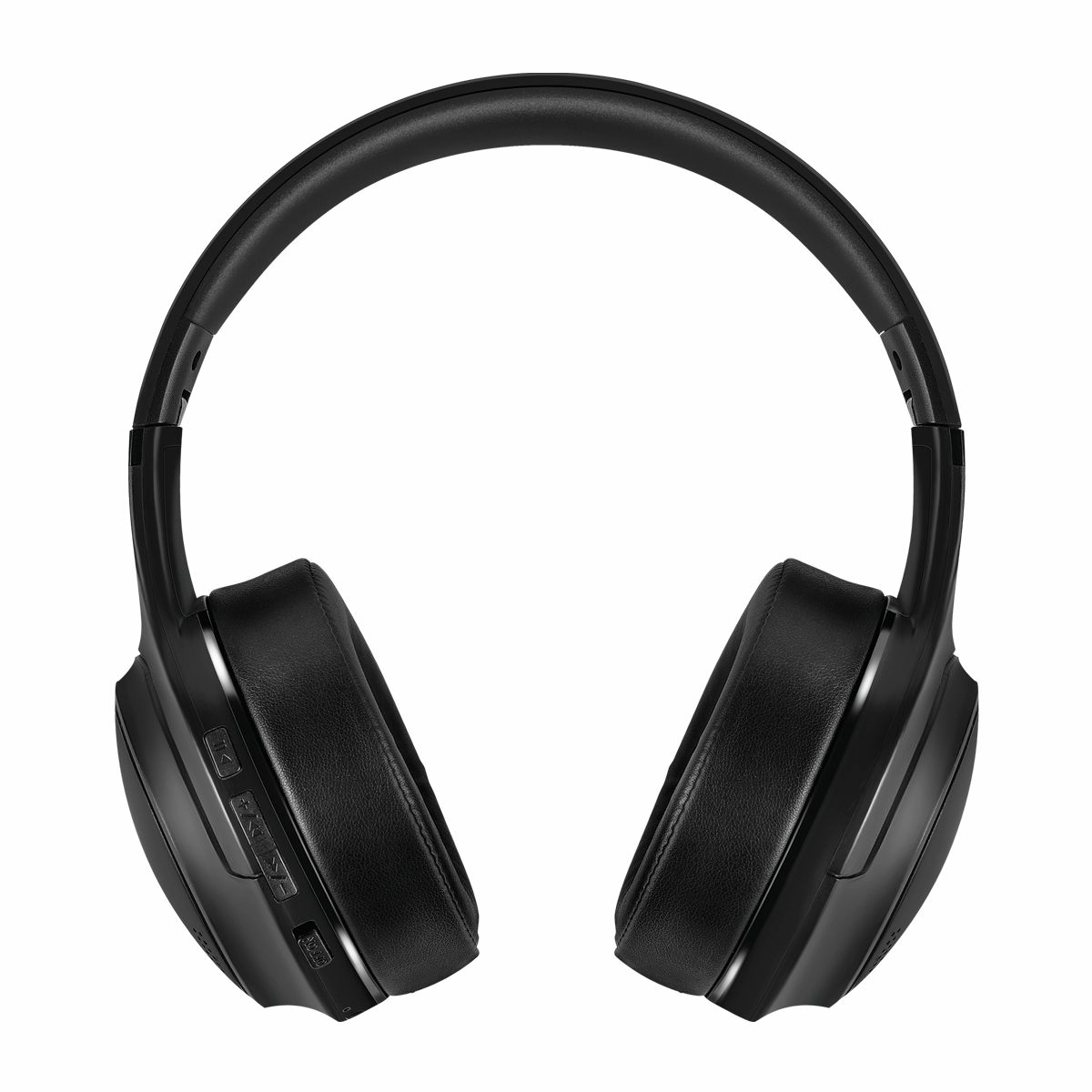 Audífonos de diadema plegables, negro