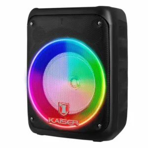 Bafle de 8" portátil 6,500 W PMPO ranura para celular