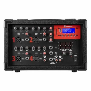 Consola amplificada 800 W PMPO/200 W RMS 4 canales con Bluetooth® 5.3