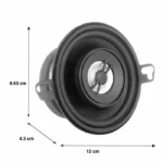 Juego de bocinas 3,5” con 2 vías 50 W PMPO / 7,5 W RMS