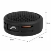 Juego de tweeter domo 1” 650 W PMPO, negro
