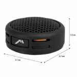Juego de tweeter domo 1” 650 W PMPO, negro