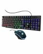 Kit gamer alámbrico de teclado y mouse