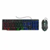 Kit gamer alámbrico de teclado y mouse