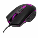 Mouse gamer alámbrico para PC/Mac 6,400 dpis con luz led