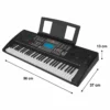 Teclado musical 61 teclas y 160 tonos