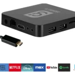 BOX TV INTELIGENTE/ANDROID 10/RAM 2GB/INTERNA 16GB/2 PTOS USB/SD/HDMI/IPTV