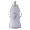 KIT DE CARGADOR PTO USB 1A CON CABLE TRENZADO USB-MICRO USB Y ORGANIZADOR BLANCO