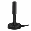 ANT DUAL INTERIOR UHF ALTA DEFINICIÓN CON AMPLIFICADOR USB/470-862 MHZ/CANALES 13-57/CABLE 5M