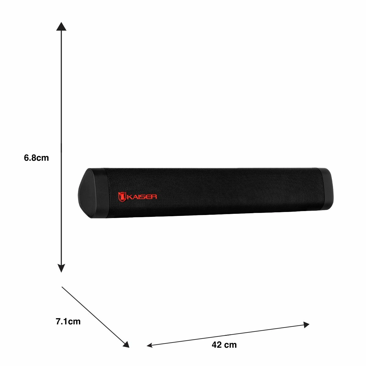 BOCINA CON KSR-LINK/RECARG/BT/AUX/FM/USB/MICRO SD/10W RMS/NEGRO
