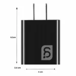 CARGADOR PTO USB 3.1 A 18W CARGA RAPIDA QC3 NEGRO