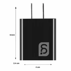 CARGADOK PTO USB 3.1 A 18W CARGA RAPIDA QC3 NEGRO