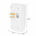 MULTICONTACTO 2 ENTRADAS CON SUPRESOR DE PICOS/2 PTO USB/2.1 A/PROTECCIÓN DE 450 JOULES/MARFIL