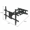 SOPORTE UNIV DOBLE BRAZO 32" A 85" 45K 120° INCLINACIÓN -8°/+7° VESA 600*400