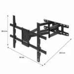 SOPORTE UNIV DOBLE BRAZO 32" A 85" 45K 120° INCLINACIÓN -8°/+7° VESA 600*400