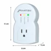 PROTECTOR CONTRA VARIACIONES Y PICOS DE VOLTAJE DE 3,600W PARA ELECTRODOMESTICOS/INDICADOR LED/90 JOULES/PROTECCIÓN RETORNO DE ENERGIA