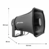 TROMPETA DE ALUMINIO 50 W PMPO INTERPERIE Y AGUA